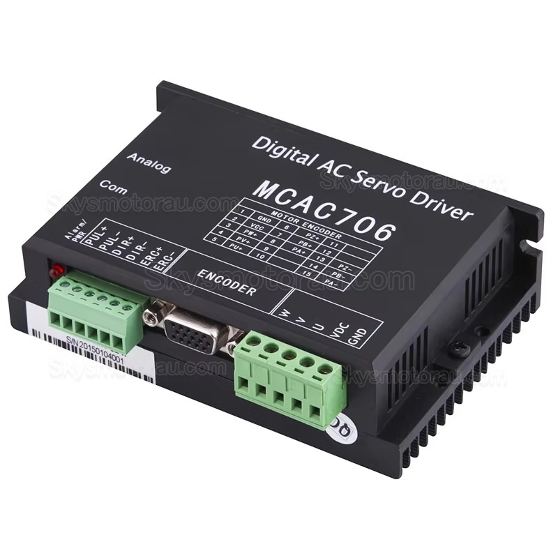 20-70V Digital DC Servo Motor Driver MCAC706 6A 200W for 60mm Servo Motor
